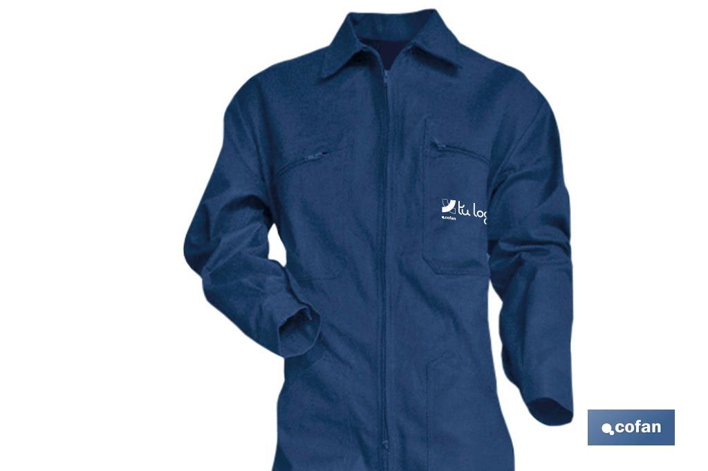 Coverall | Tesla Model | 65% Polyester & 35% Cotton Materials | Navy Blue - Cofan